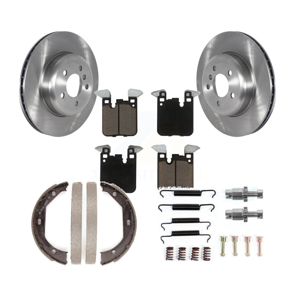 Kit de quincaillerie pour chaussures de stationnement, Rotors à disque arrière, tampons en céramique, pour BMW 328i xDrive GT