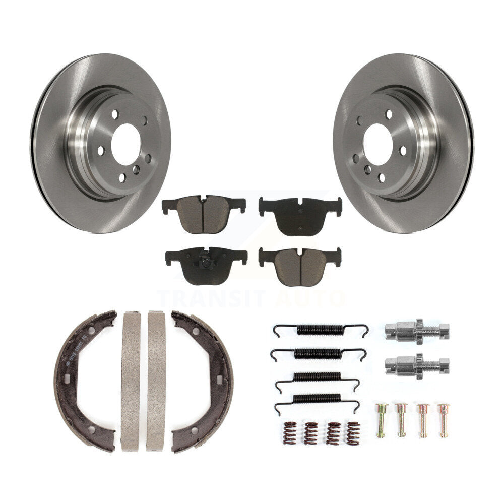Kit de quincaillerie pour chaussures de stationnement, Rotors à disque arrière, tampons en céramique, pour BMW 330i xDrive GT
