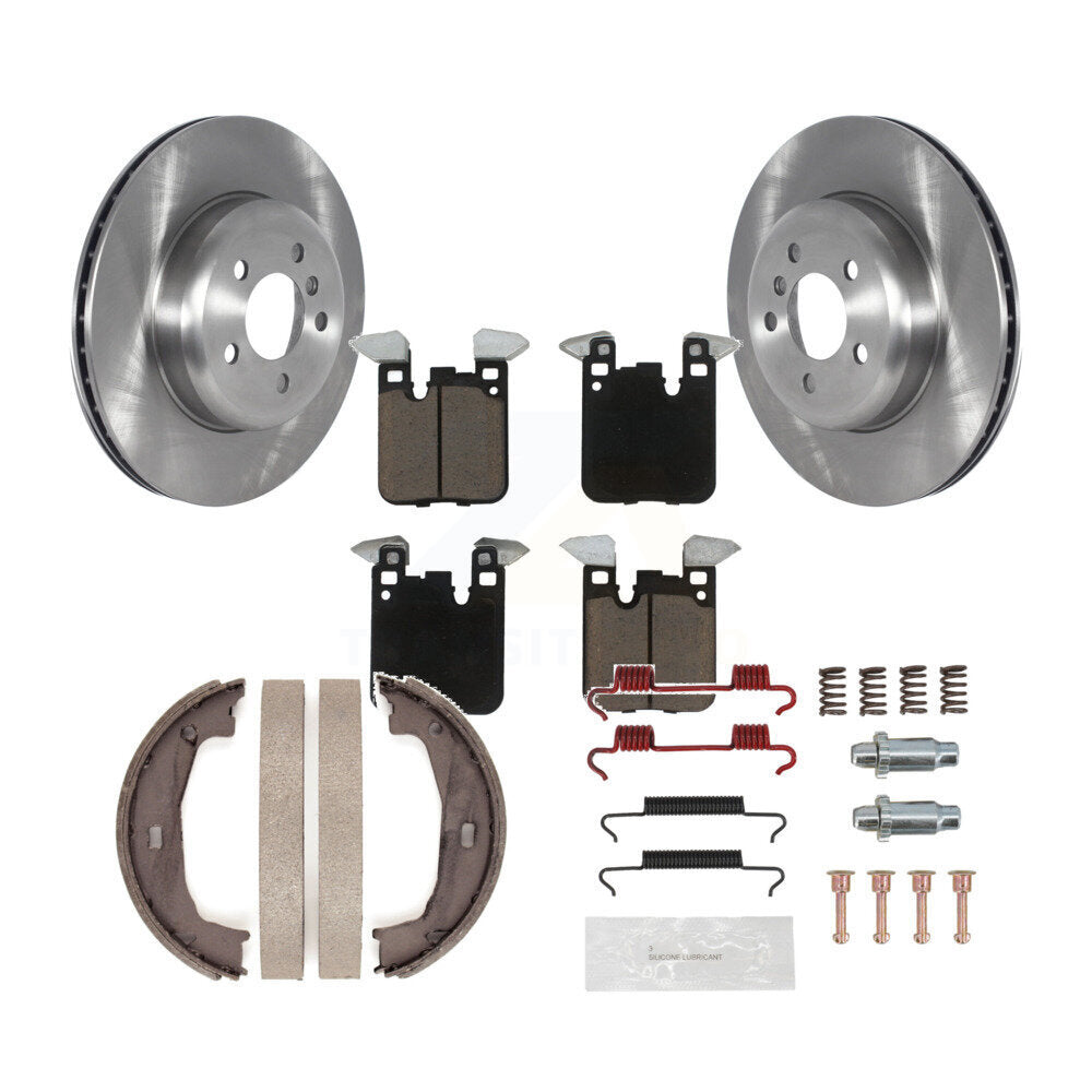 Kit de chaussures de stationnement et de matériel de stationnement, Rotors à disque arrière, tampons en céramique, pour BMW 428i xDriv