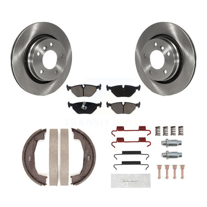 Kit de quincaillerie pour chaussures de stationnement, Rotors à disque arrière, tampons en céramique, pour BMW 325Ci 325i 328