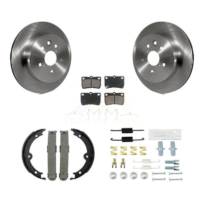Kit de chaussures de stationnement et de matériel de stationnement, Rotors à disque arrière, coussinets en céramique pour Lexus IS250 IS35