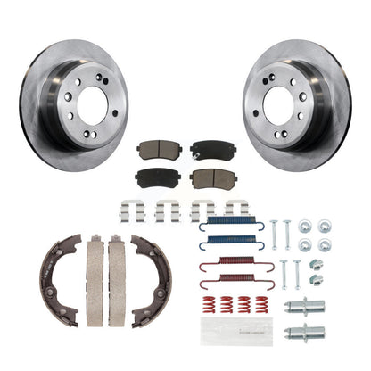 Kit de quincaillerie pour chaussures de stationnement, Rotors à disque arrière, tampons en céramique, pour Hyundai Tucson FWD