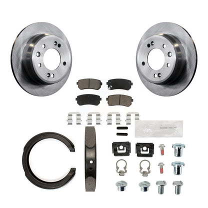 Kit de chaussures de stationnement et de matériel de stationnement, Rotors à disque arrière, plaquettes en céramique, pour Kia Sportage FWD