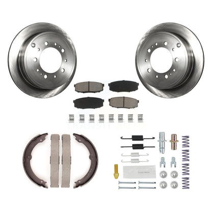 Kit de quincaillerie pour chaussures de stationnement, Rotors à disque arrière, tampons en céramique, pour Toyota Tundra Lexu