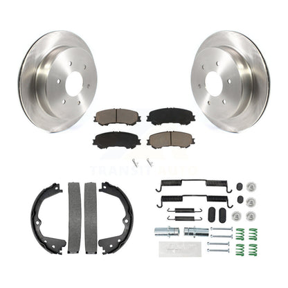 Kit de quincaillerie pour chaussures de stationnement, Rotors à disque arrière, tampons en céramique, pour Nissan TITAN 17-23