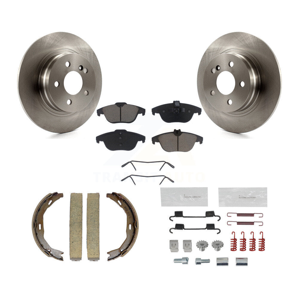 Kit de quincaillerie pour chaussures de stationnement, Rotors à disque arrière, tampons en céramique, pour Mercedes-Benz C300