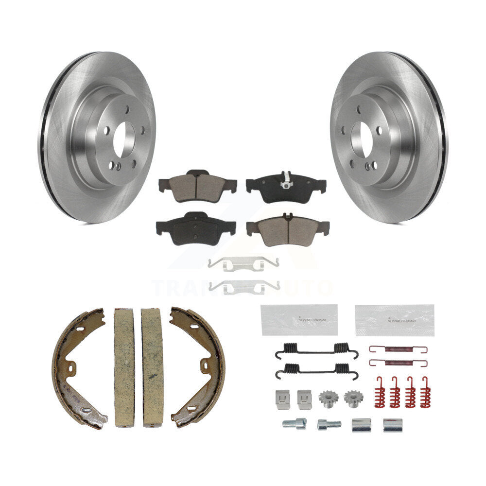 Kit de quincaillerie pour chaussures de stationnement, Rotors à disque arrière, tampons en céramique, pour Mercedes-Benz E550