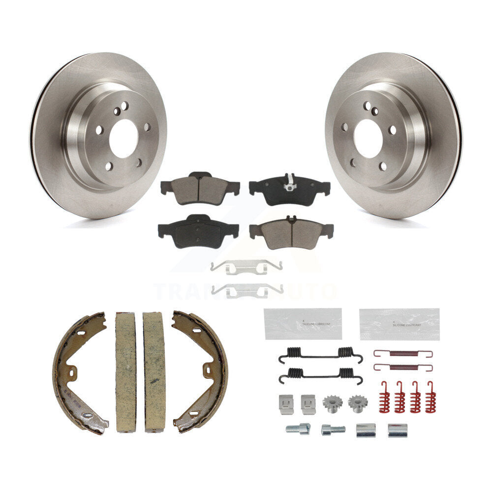 Kit de quincaillerie pour chaussures de stationnement, Rotors à disque arrière, tampons en céramique, pour Mercedes-Benz E350