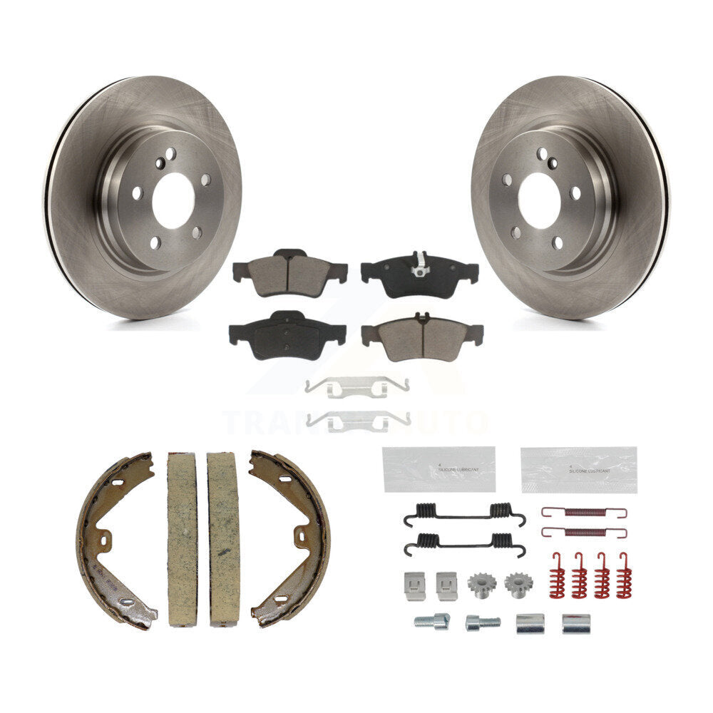 Kit de quincaillerie pour chaussures de stationnement, Rotors à disque arrière, tampons en céramique, pour Mercedes-Benz E550