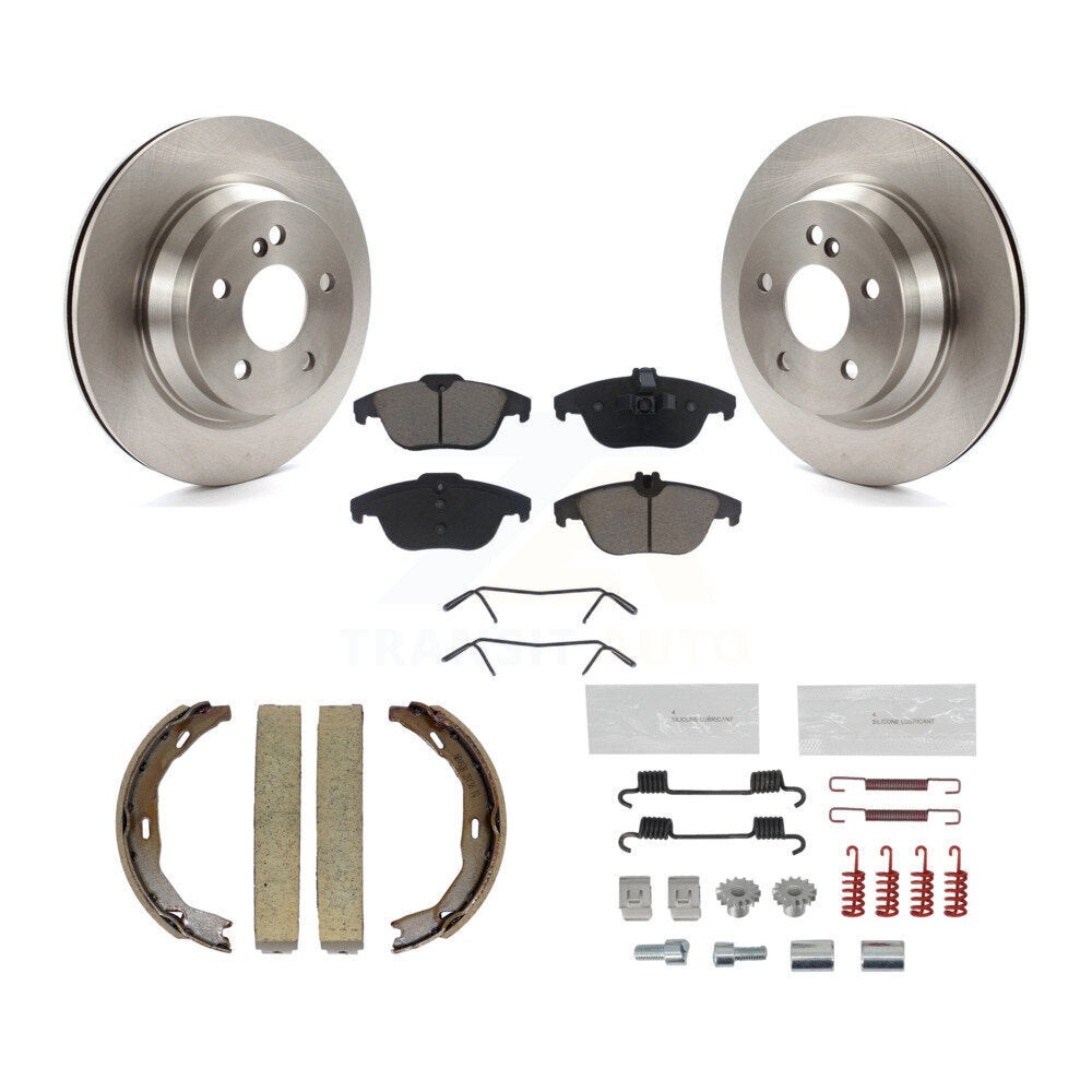 Kit de quincaillerie pour chaussures de stationnement, Rotors à disque arrière, tampons en céramique, pour Mercedes-Benz E350