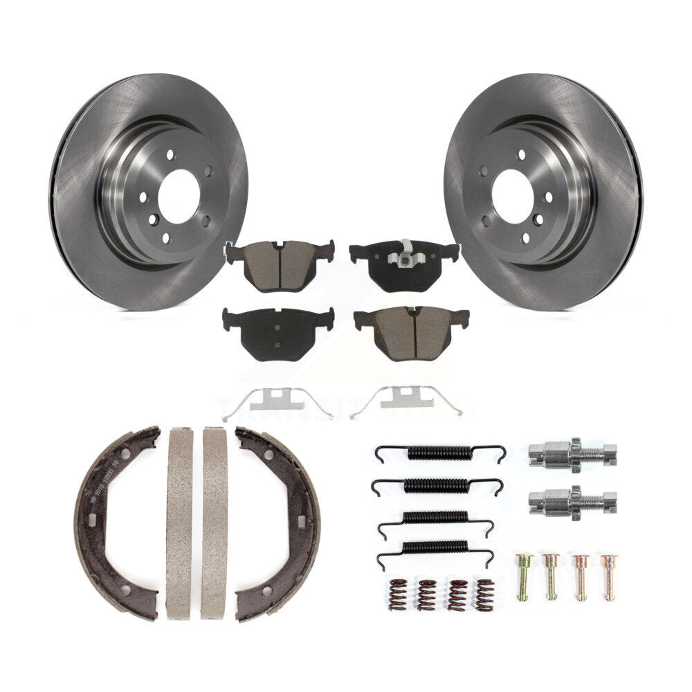 Kit de chaussures de stationnement et de matériel de stationnement, Rotors à disque arrière, tampons en céramique, pour BMW 335i xDriv
