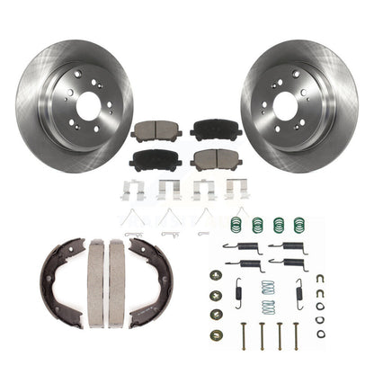 Rotors de disque arrière, coussinets en céramique, chaussures de stationnement et Kit de matériel pour Honda Pilot Acur