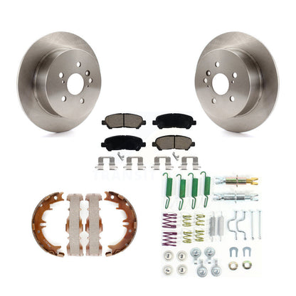 Kit de chaussures de stationnement et de matériel de stationnement, Rotors à disque arrière, plaquettes en céramique, pour Toyota Highlande