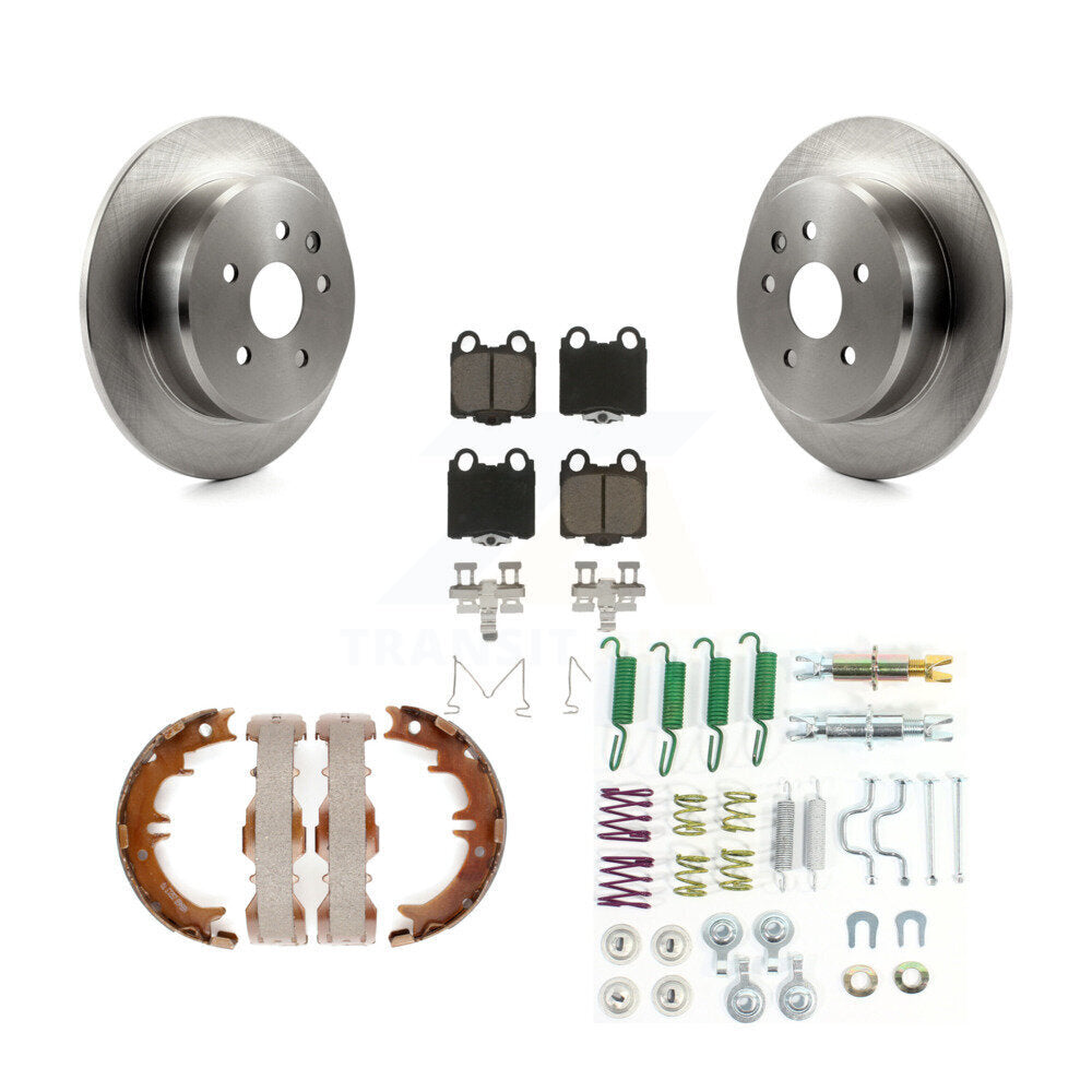 Kit de chaussures de stationnement et de matériel de stationnement, Rotors à disque arrière, coussinets en céramique pour Lexus SC430 IS30