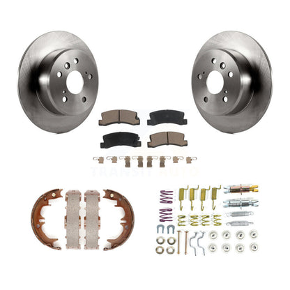 Kit de quincaillerie pour chaussures de stationnement, Rotors à disque arrière, tampons en céramique, pour Lexus Toyota Camry