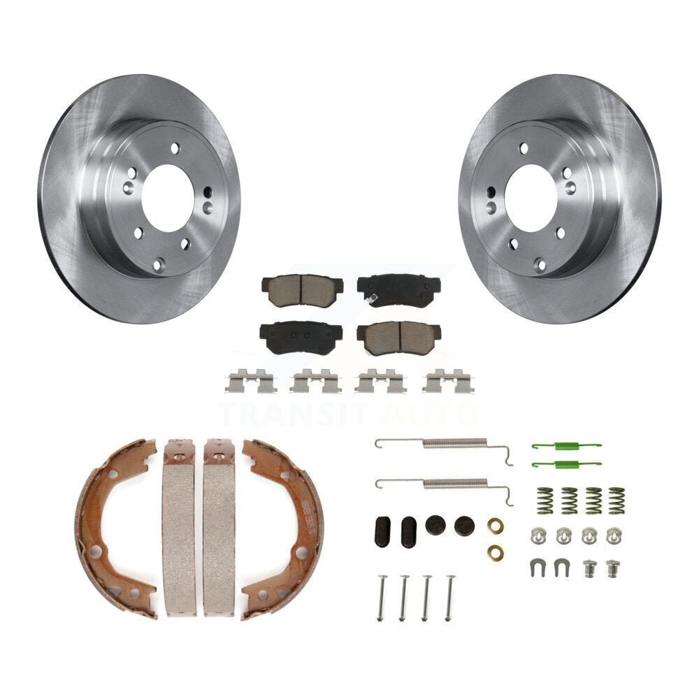 Kit de quincaillerie pour chaussures de stationnement, Rotors à disque arrière, tampons en céramique, pour Hyundai Sonata 3.3