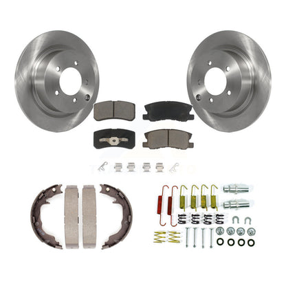 Kit de quincaillerie pour chaussures de stationnement, Rotors à disque arrière, tampons en céramique, pour Jeep Patriot Dodge