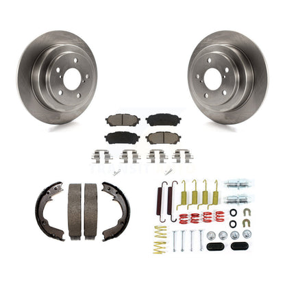 Kit de quincaillerie pour chaussures de stationnement, Rotors à disque arrière, tampons en céramique, pour Subaru Impreza Saa