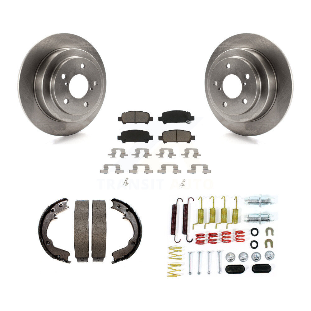 Kit de chaussures de stationnement et de quincaillerie, Rotors à disque arrière, tampons en céramique, pour Subaru Foreste