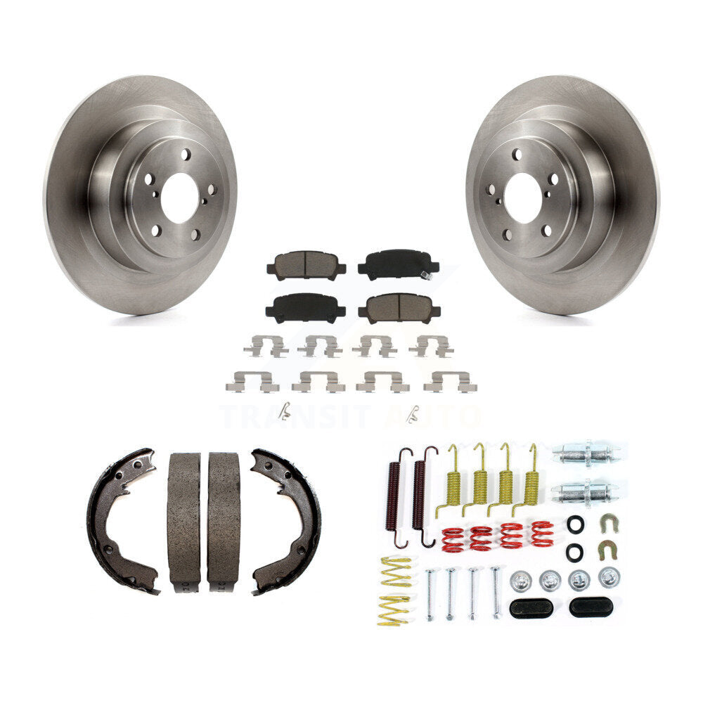 Kit de quincaillerie pour chaussures de stationnement, Rotors à disque arrière, tampons en céramique, pour Subaru Legacy 2000