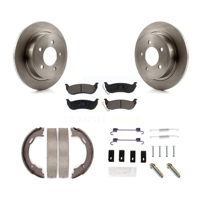 Kit de chaussures de stationnement et de quincaillerie, Rotors à disque arrière, tampons en céramique, pour Chrysler Pacific