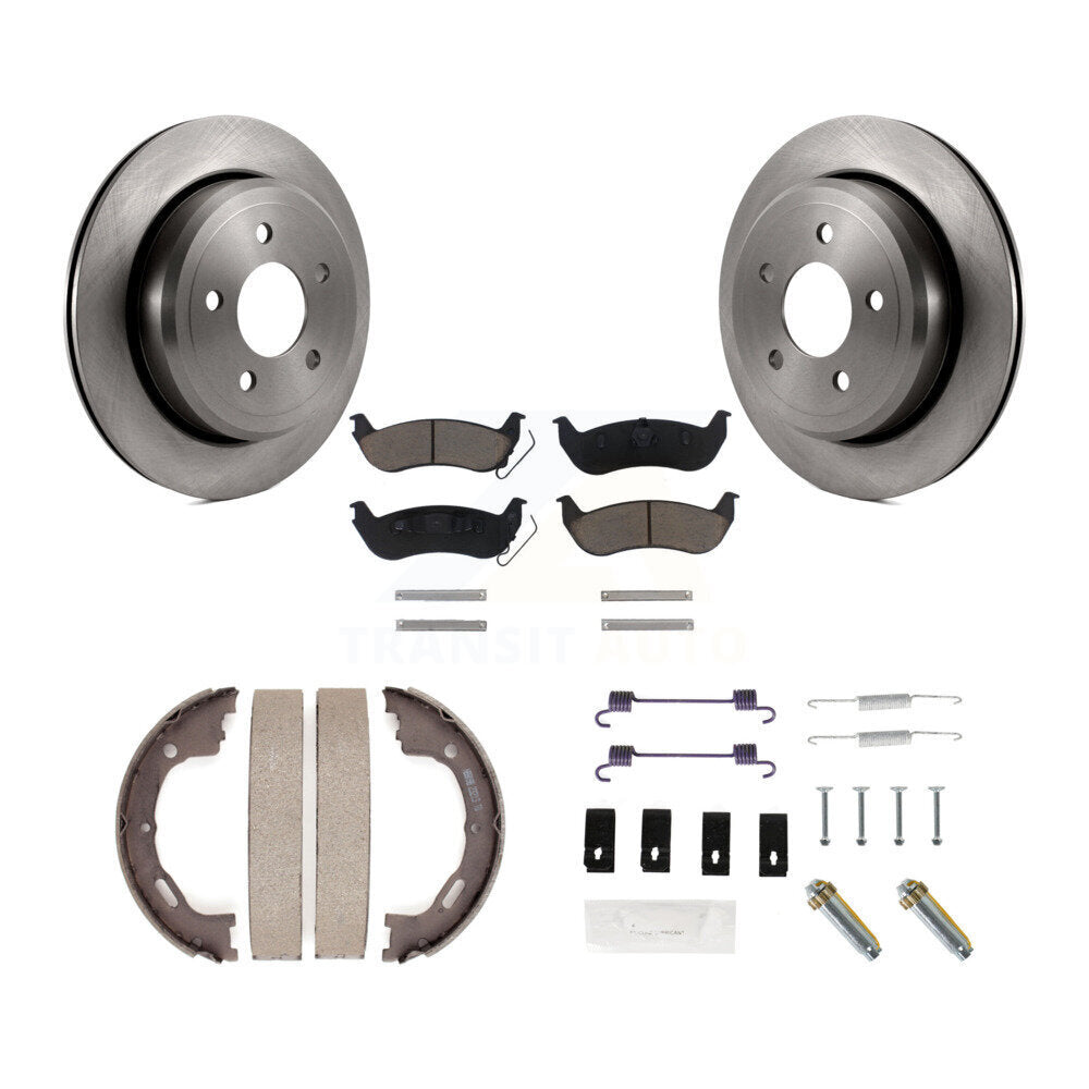 Kit de quincaillerie pour chaussures de stationnement, Rotors à disque arrière, tampons en céramique, pour Mercury Grand Ford