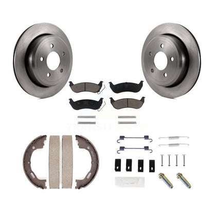 Kit de quincaillerie pour chaussures de stationnement, Rotors à disque arrière, tampons en céramique, pour Mercury Grand Ford