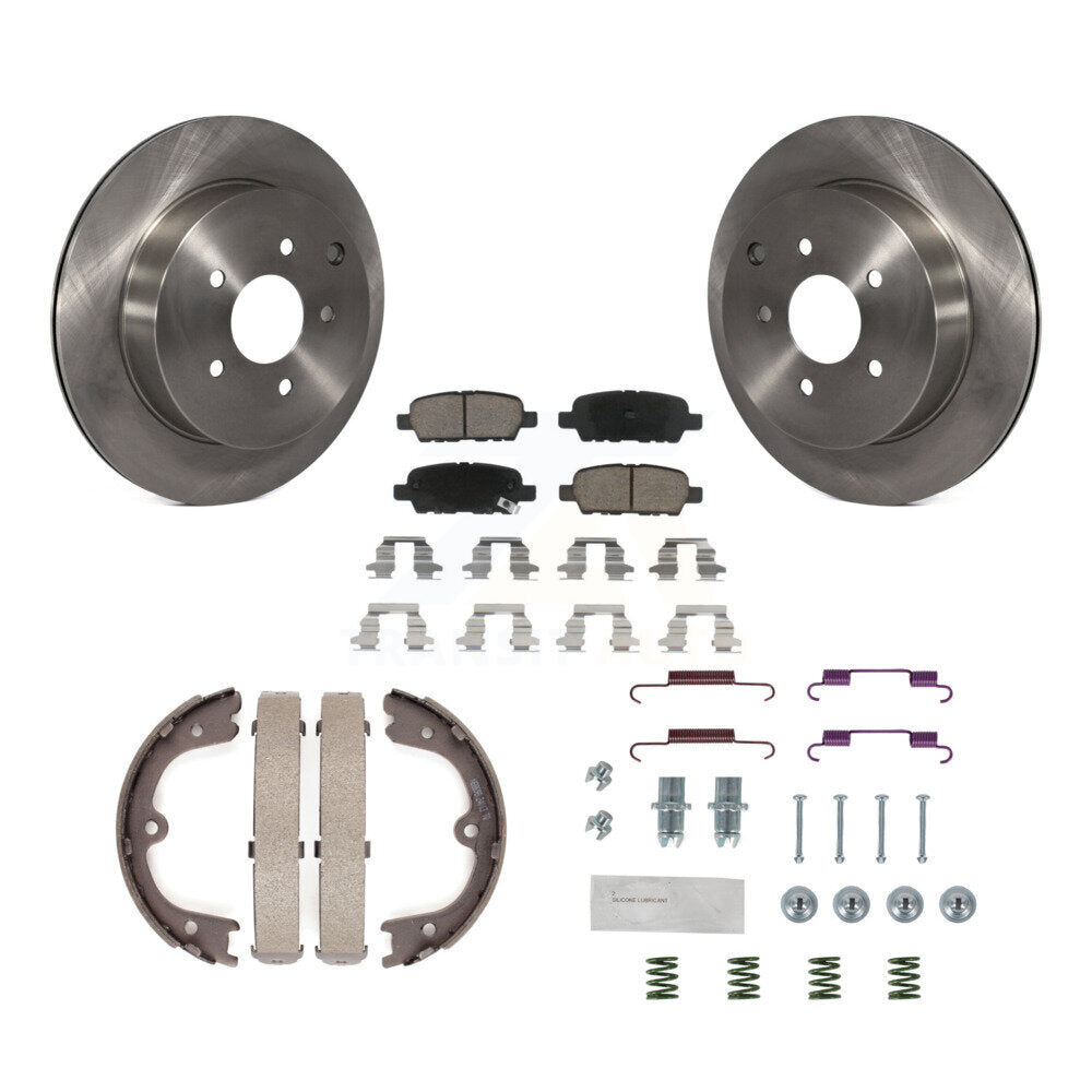 Kit de quincaillerie pour chaussures de stationnement, Rotors à disque arrière, tampons en céramique, pour Nissan Murano QX60