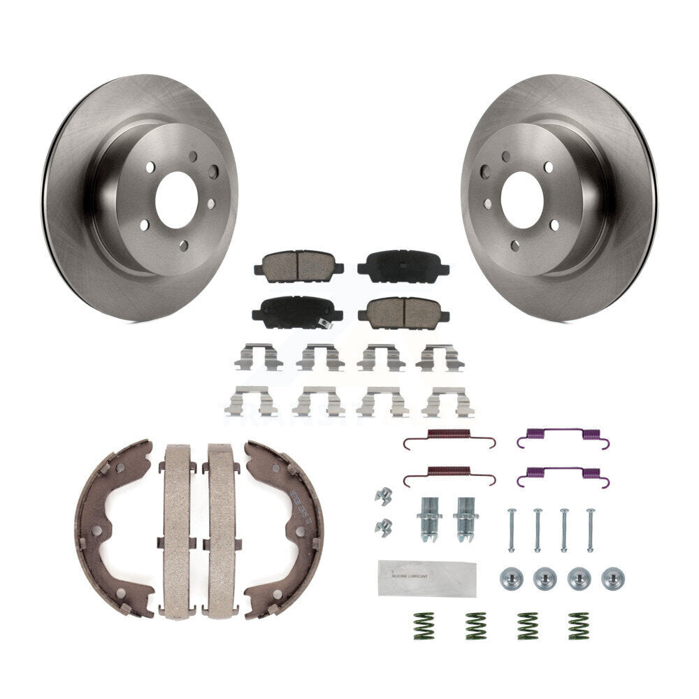 Kit de quincaillerie pour chaussures de stationnement, Rotors à disque arrière, tampons en céramique, pour INFINITI Nissan G3
