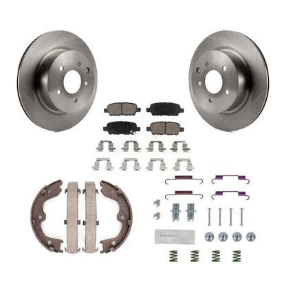 Kit de quincaillerie pour chaussures de stationnement, Rotors à disque arrière, tampons en céramique, pour INFINITI Nissan G3