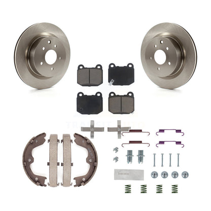 Kit de chaussures de stationnement et de matériel de stationnement, Rotors à disque arrière, tampons en céramique, pour Nissan 350Z G3