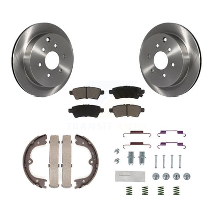 Kit de quincaillerie pour chaussures de stationnement, Rotors à disque arrière, tampons en céramique, pour Nissan Xterr 06-07