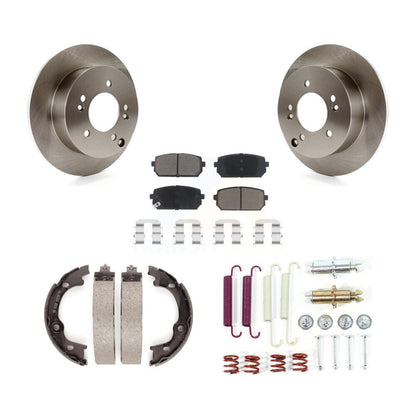 Kit de quincaillerie pour chaussures de stationnement, Rotors à disque arrière, tampons en céramique, pour Kia Rond 2007 – 2010