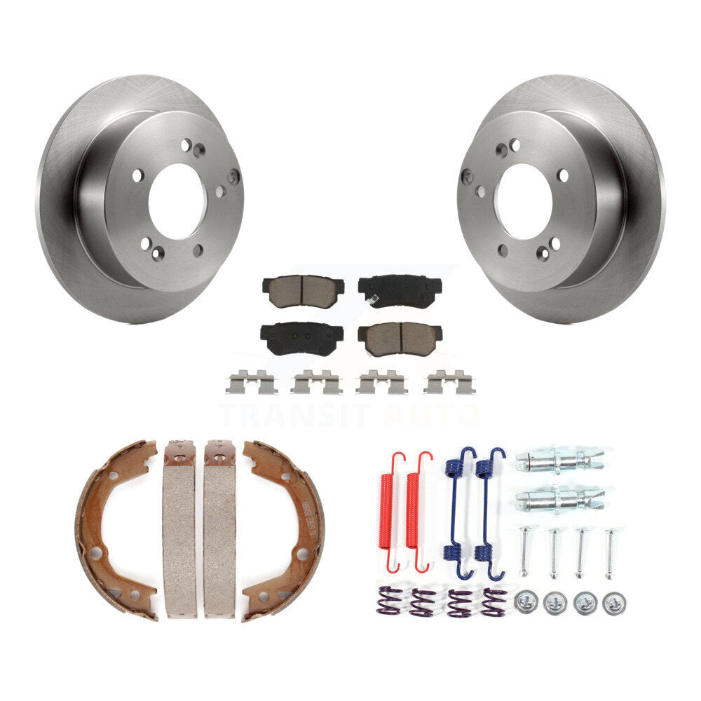 Kit de quincaillerie pour chaussures de stationnement, Rotors à disque arrière, tampons en céramique, pour Hyundai Tucson Kia