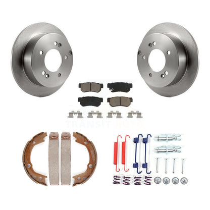 Kit de quincaillerie pour chaussures de stationnement, Rotors à disque arrière, tampons en céramique, pour Hyundai Tucson Kia