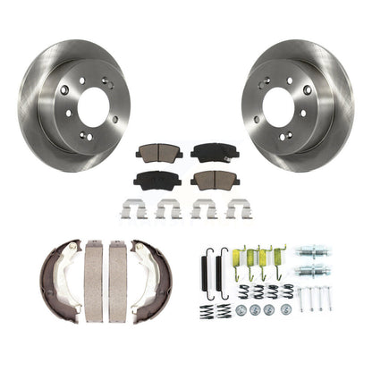 Kit de quincaillerie pour chaussures de stationnement, Rotors à disque arrière, tampons en céramique, pour Kia Soul 2010 – 2013