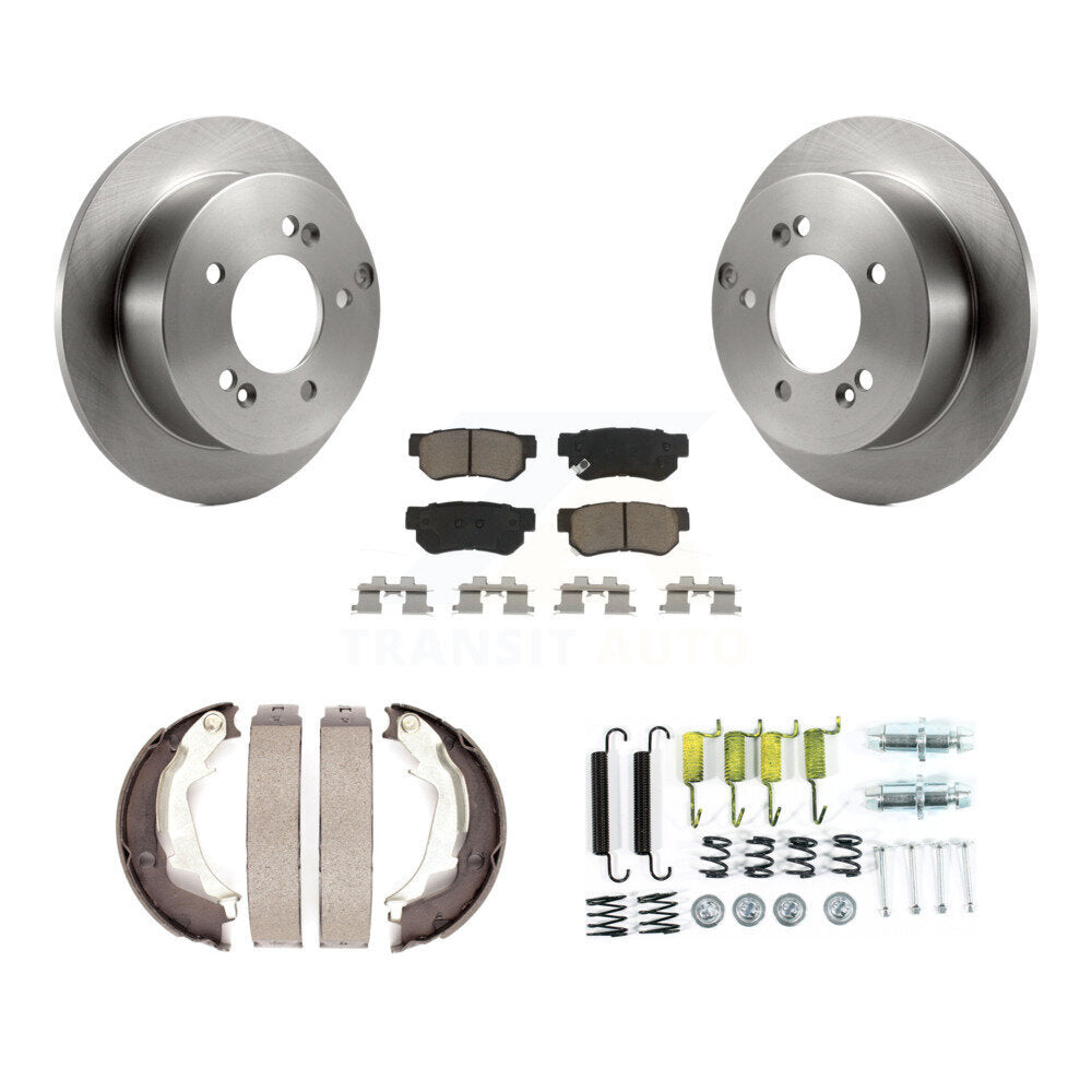 Kit de quincaillerie pour chaussures de stationnement, Rotors à disque arrière, tampons en céramique, pour Hyundai Sonata Kia