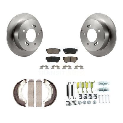 Kit de quincaillerie pour chaussures de stationnement, Rotors à disque arrière, tampons en céramique, pour Hyundai Sonata Kia