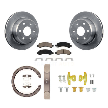 Kit de quincaillerie pour chaussures de stationnement, Rotors à disque arrière, tampons en céramique, pour Chevrolet GMC 1500