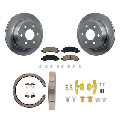Kit de quincaillerie pour chaussures de stationnement, Rotors à disque arrière, tampons en céramique, pour Chevrolet Avalanch