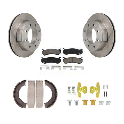Kit de quincaillerie pour chaussures de stationnement, Rotors à disque arrière, tampons en céramique, pour Chevrolet GMC 1500