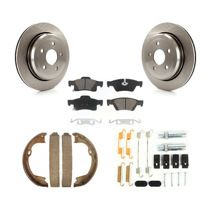 Kit de quincaillerie pour chaussures de stationnement, Rotors à disque arrière, tampons en céramique, pour Jeep Grand Cheroke