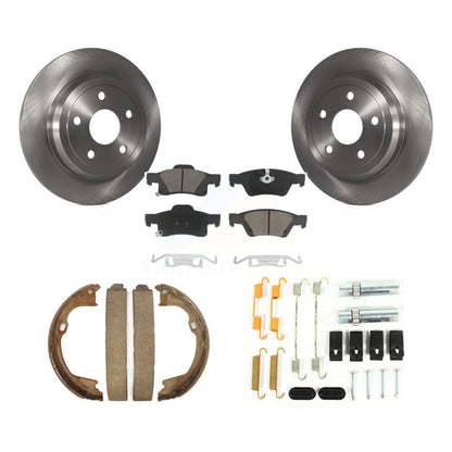 Kit de quincaillerie pour chaussures de stationnement, Rotors à disque arrière, tampons en céramique, pour Dodge Durango Jeep
