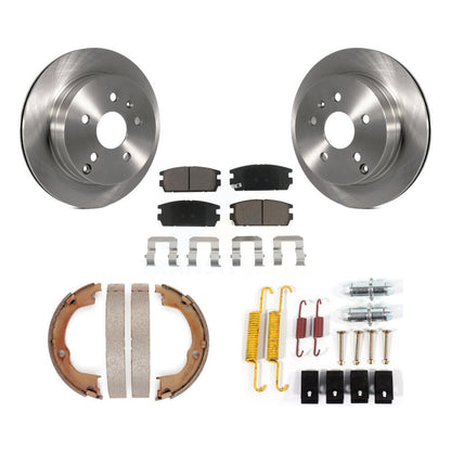 Kit de chaussures de stationnement et de matériel de stationnement, Rotors à disque arrière, coussinets en céramique pour Chevrolet Equino