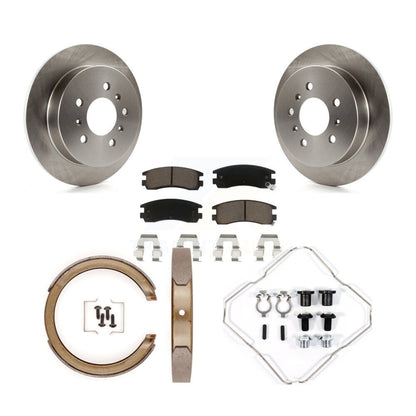 Kit de quincaillerie pour chaussures de stationnement, Rotors à disque arrière, tampons en céramique, pour Chevrolet Impala A