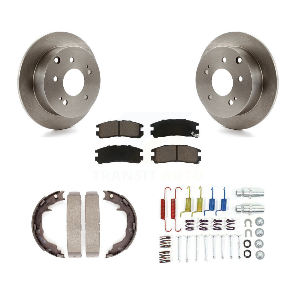 Kit de quincaillerie pour chaussures de stationnement, Rotors à disque arrière, tampons en céramique, pour Mitsubishi Eclipse