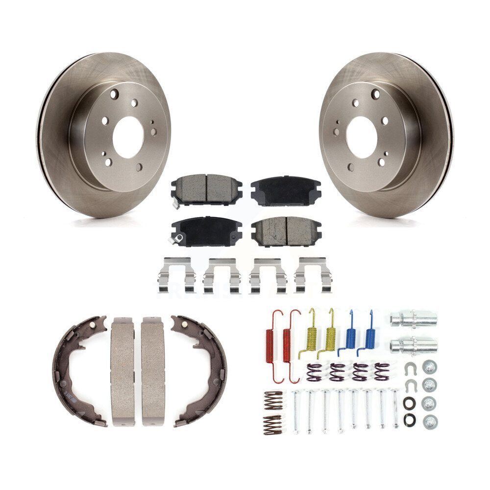 Kit de quincaillerie pour chaussures de stationnement, Rotors à disque arrière, tampons en céramique, pour Mitsubishi Eclipse