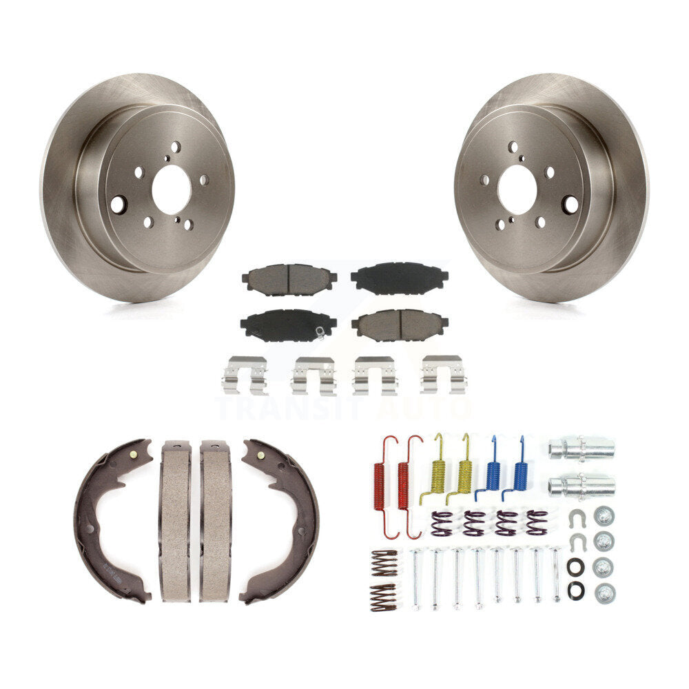 Kit de chaussures de stationnement et de quincaillerie, Rotors à disque arrière, tampons en céramique, pour Subaru Impreza