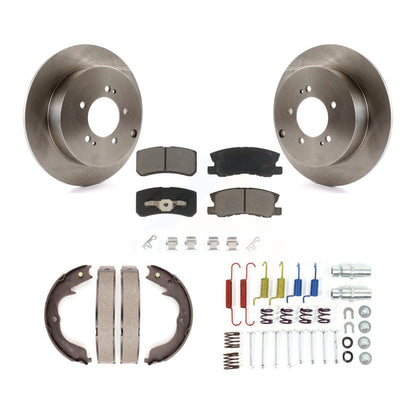 Kit de chaussures de stationnement et de matériel de stationnement, Rotors à disque arrière, tampons en céramique, pour Mitsubishi Lance