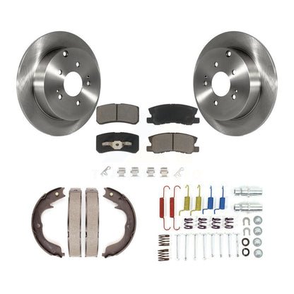 Kit de quincaillerie pour chaussures de stationnement, Rotors à disque arrière, tampons en céramique, pour Mitsubishi Endeavo